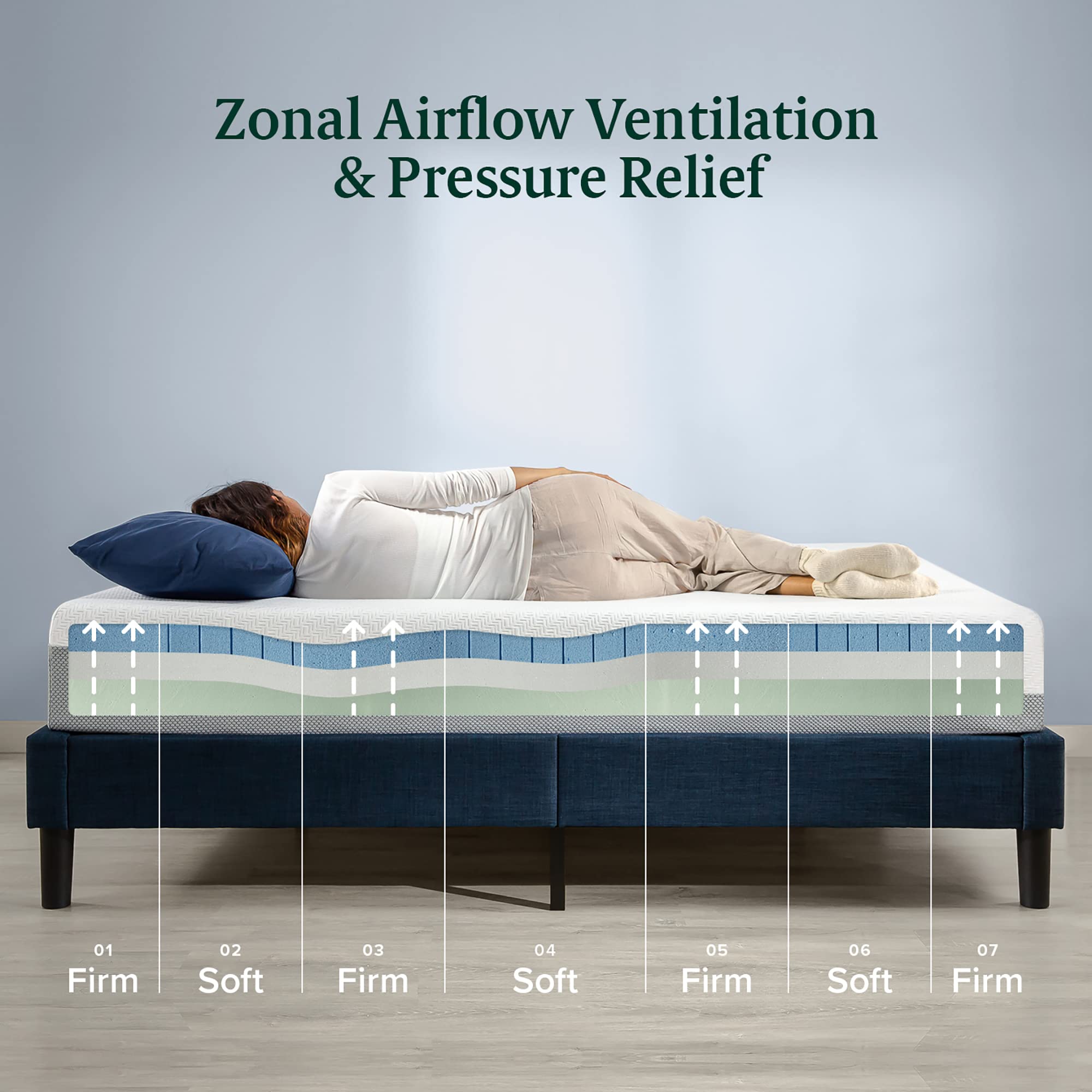 ZINUS 10 Inch Ultra Cooling Gel Memory Foam Mattress / Cool-to-Touch Soft Knit Cover / Pressure Relieving / CertiPUR-US Certified / Bed-in-a-Box / All-New / Made in USA  Twin